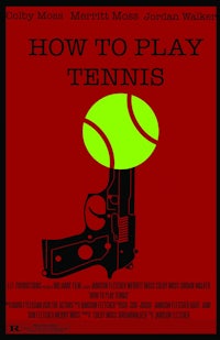 how to play tennis poster